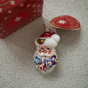 Christopher Radko 2024 Ho Ho Happy Year Gem Christmas Ornament